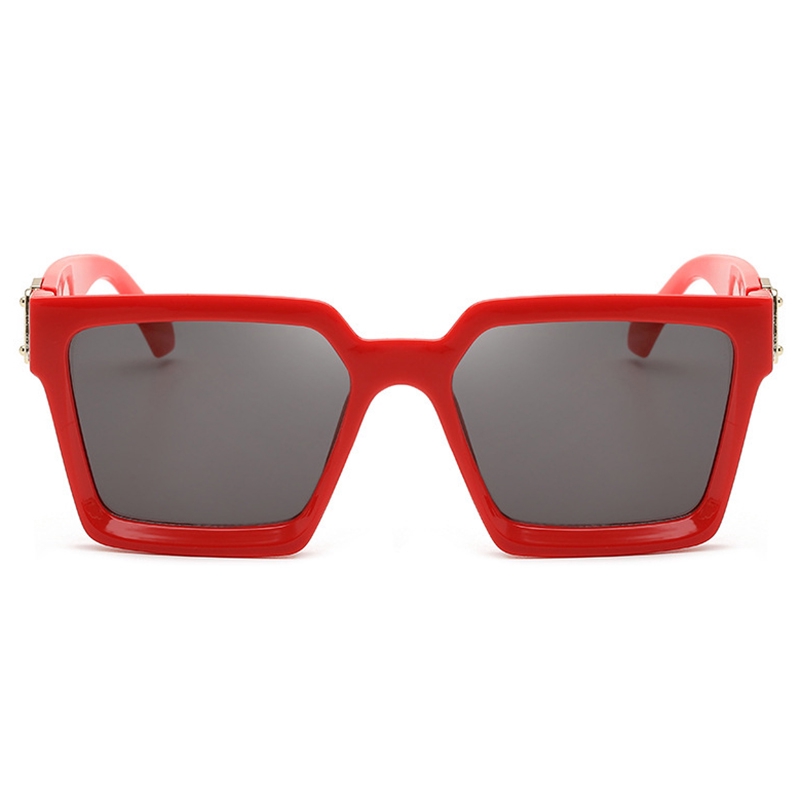 Kính mát gọng vuông chống tia UV400 thời trang sành điệu cho nam nữ