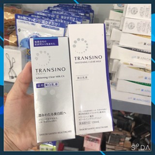 Sữa dưỡng trắng mờ thâm nám Transino Whitening Clear Milk Nhật bản