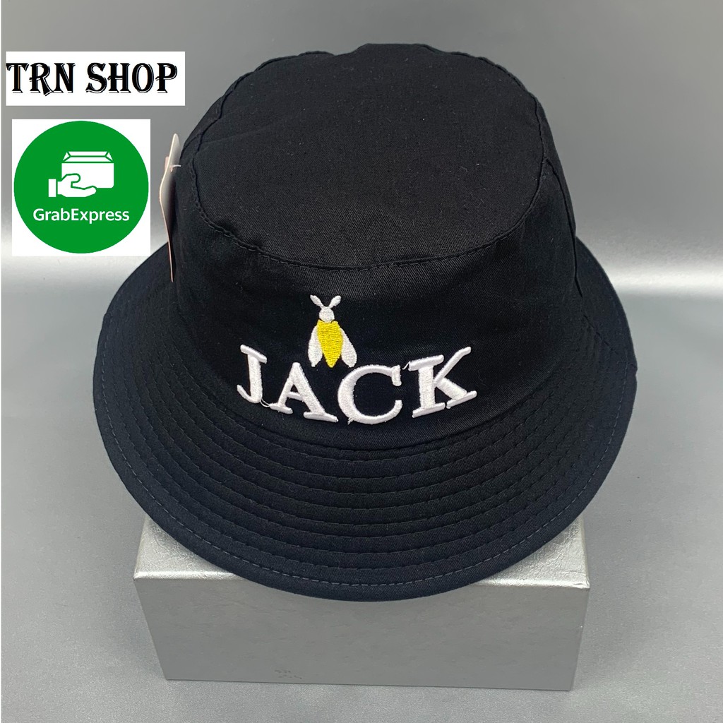 Nón Bucket - Nón tai bèo rộng vành thời trang nam nữ thêu chữu JACK