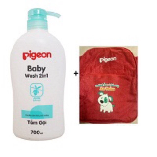 Dầu tắm gội Pegeon 700ml( tặng kèm balô cho bé)