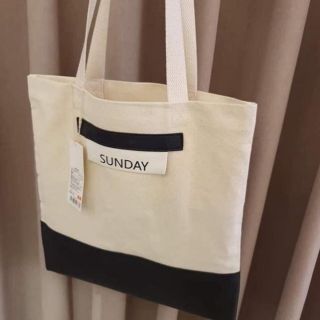 TÚI VẢI SUNDAY CHẤT ĐẸP XUẤT HÀN ĐỦ TEM MÁC