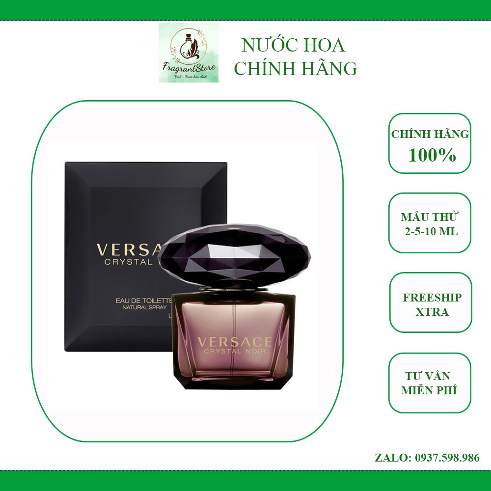 Nước hoa Versace Crystal Noir (Mẫu thử)