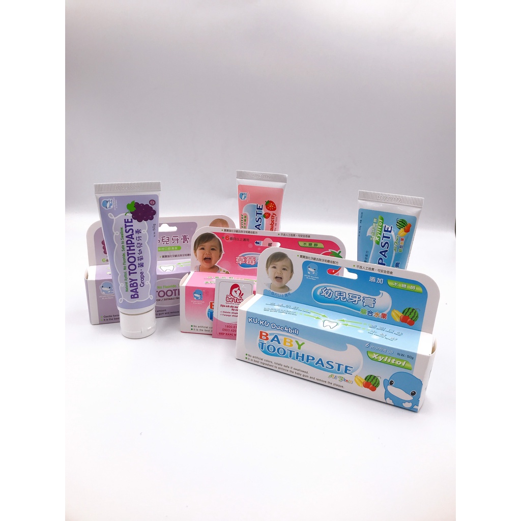 Kem Đánh Răng KUKU Duckbill 50g Cho Bé Từ 6 Tháng Tuổi