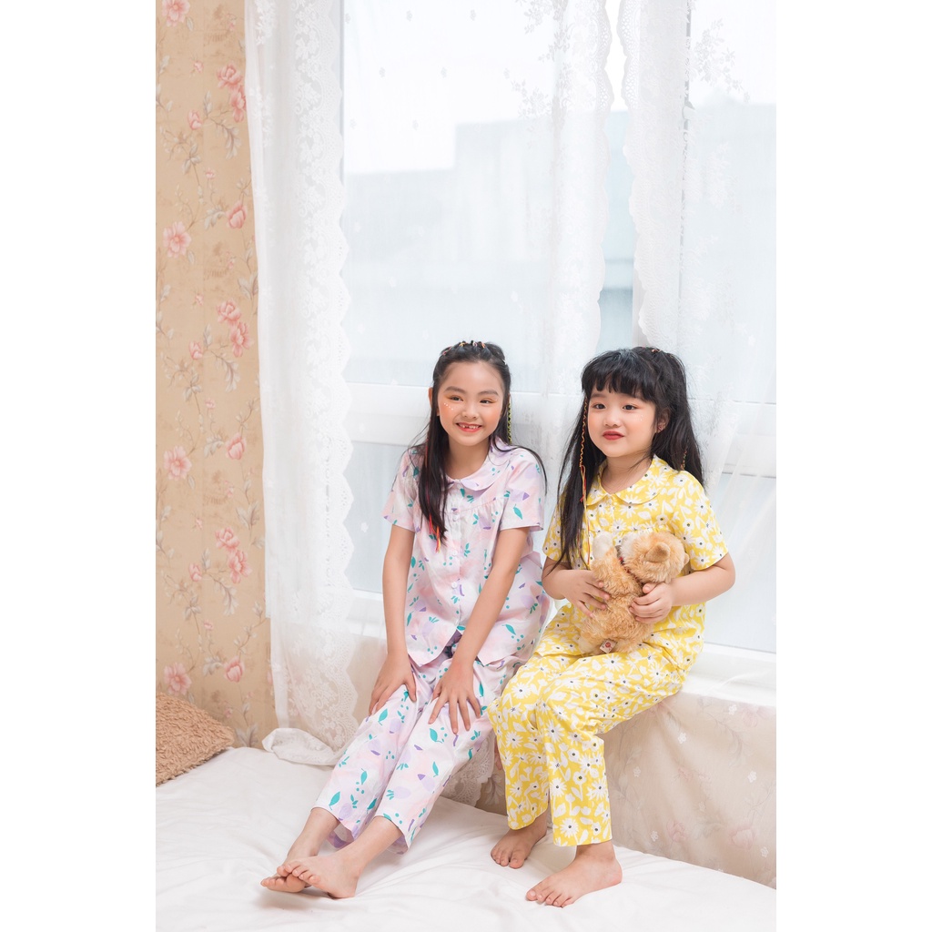 [LITTLE PINK] BỘ PYJAMAS HÈ 2022 VER2