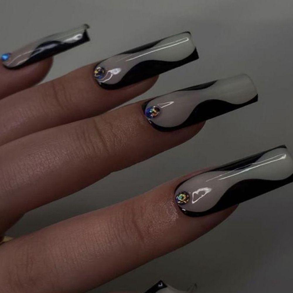 Hộp 24 Món Đồ Chơi HECCEH Chất Lượng Cao|Bộ Móng Tay Giả Có Thể Tháo Rời