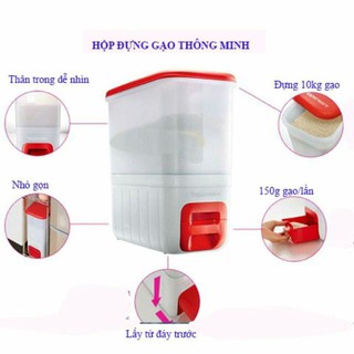 Thùng Gạo thông minh Rice Dispenser Tupperware