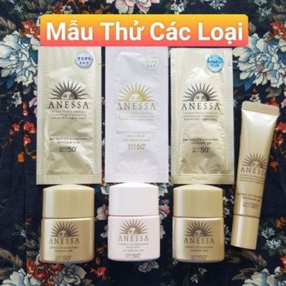 Chống Nắng Anessa Các Loại Gel, Sữa 4ml, 12ml, 15ml