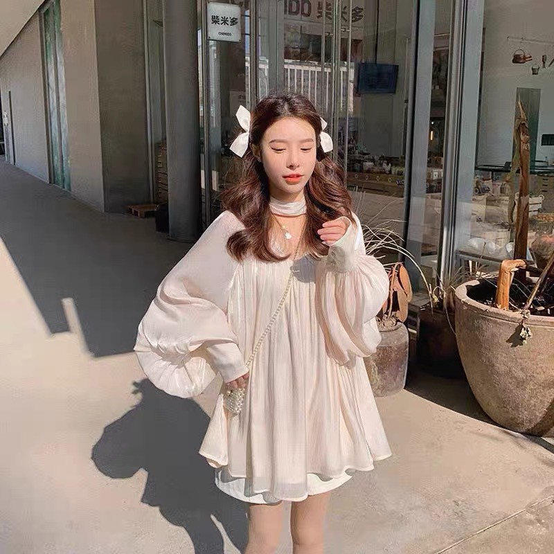 Váy ulzzang tiểu thư mặc được 2 mặt M32 jannahouse