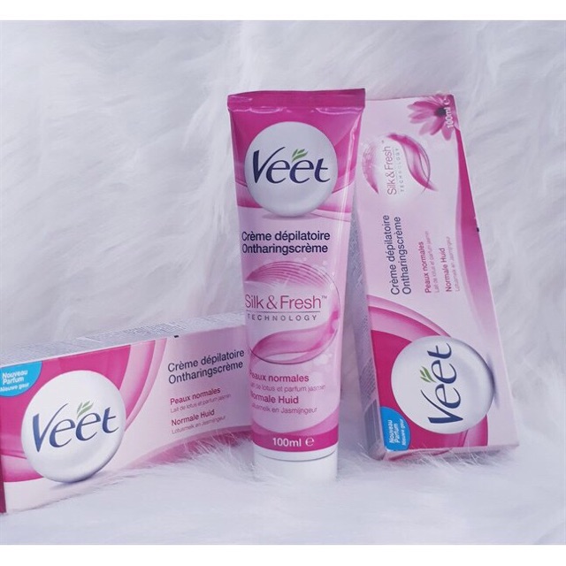 KEM TẨY LÔNG VEET PHÁP 100ML Tẩy sạch lông như mong muốn