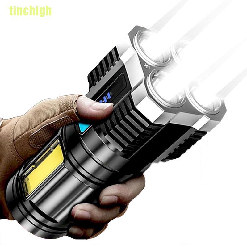 Đèn pin cầm tay siêu sáng 4 lõi đa năng có thể sạc lại | BigBuy360 - bigbuy360.vn