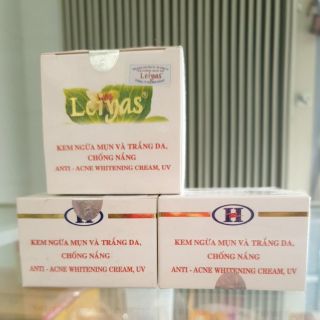 Combo 6 Hủ Kem Dưỡng Ngừa Mụn- Trắng Da - Chống Nắng Leiyas 10g.