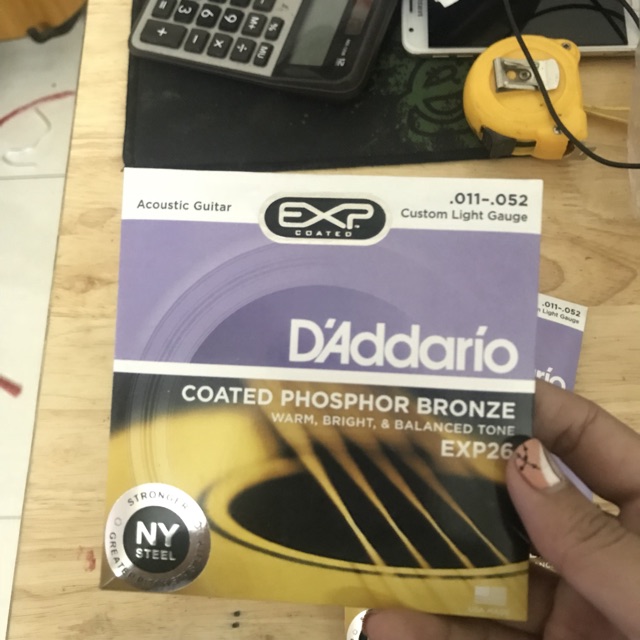 Dây đàn guitar Acoustic D’Addario EPX26