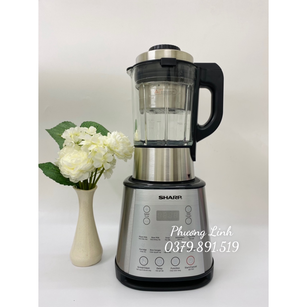 Máy Làm Sữa Hạt SHARP KS168 -  Bảo hành 12 tháng - Đổi mới trong vòng 7 ngày đầu