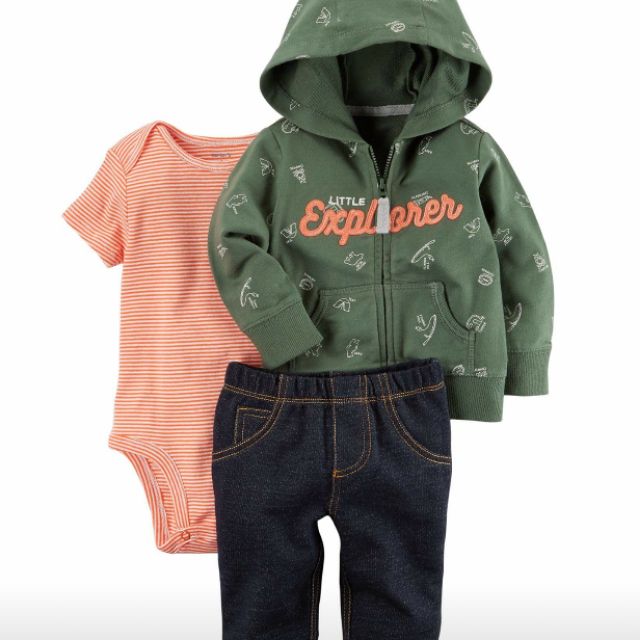 Set 3 chi tiết Carter's bé trai từ 3-24m