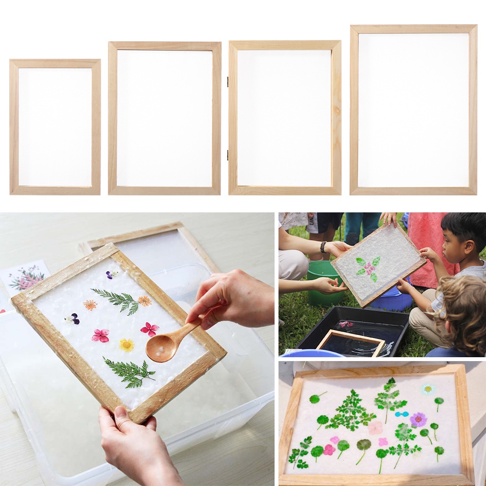 Khung lưới bằng gỗ tự nhiên nhiều kích thước dùng làm đồ thủ công đa năng chất lượng cao