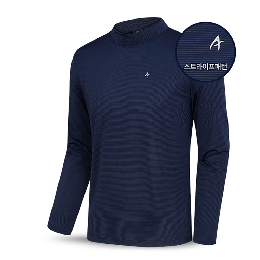 Áo Giữ Nhiệt Nam công nghệ sợi heattech giữ nhiệt tốt Áo Giữ Nhiệt Xuất Khẩu Hàn Quốc GN0163 (Xanh Đen)