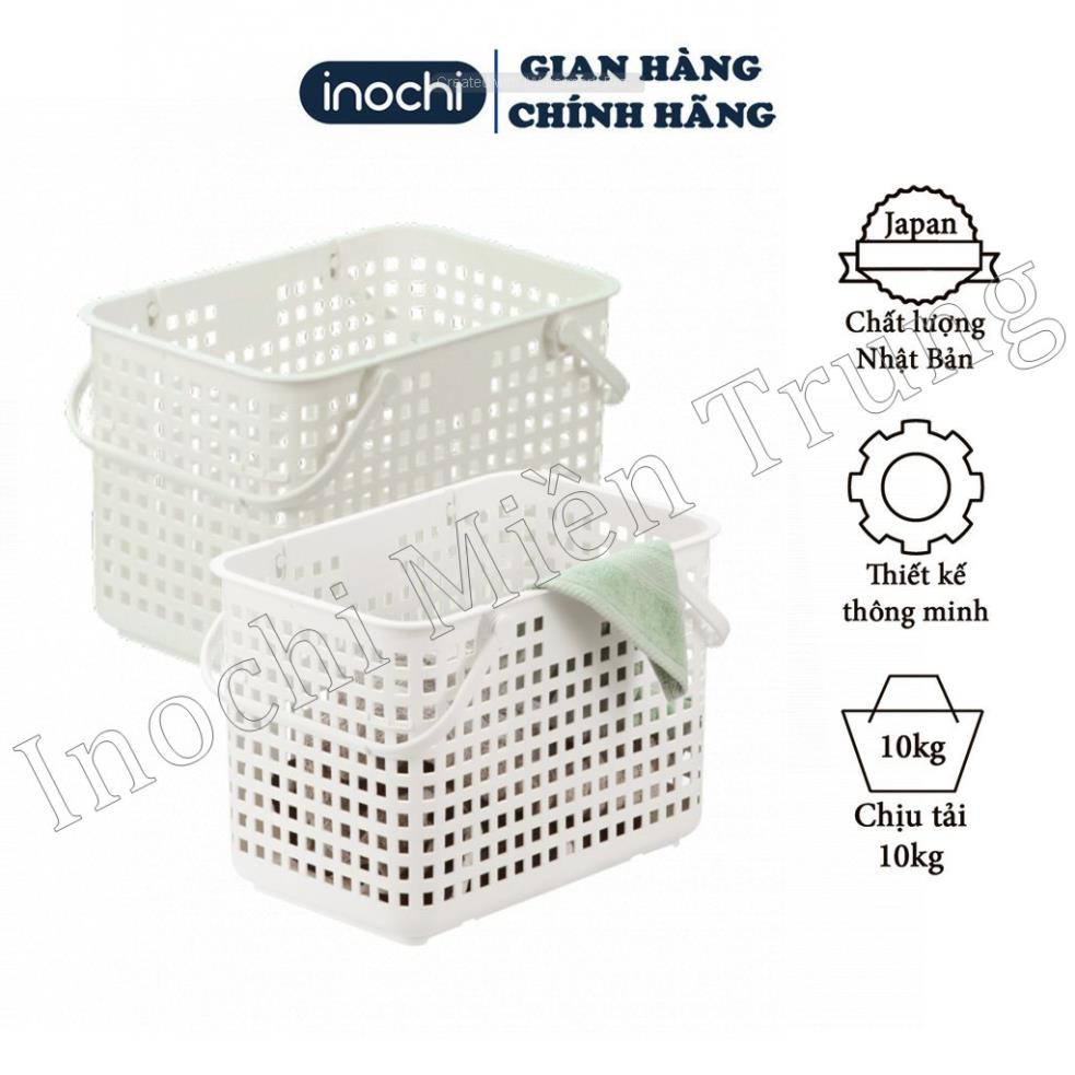 Giỏ đựng đồ đi sinh, làn đựng đồ đi sinh quai giữa có nắp và không nắp cao cấp Inochi (VUI LÒNG IB SHOP ĐỂ CHỌN MÀU)