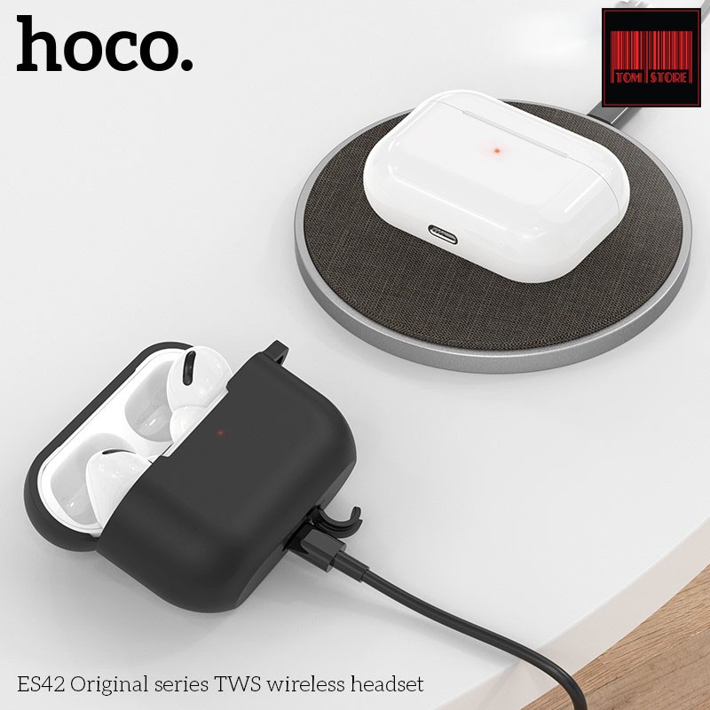 Tai nghe bluetooth Hoco ES42 phiên bản cao cấp hỗ trợ định vị, đổi tên, tăng giảm âm lượng -Bảo hành 12 tháng