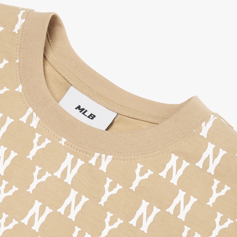 Áo Thun MLB Monogram Tee Full Tag Mạc Cotton Xuất Xịn