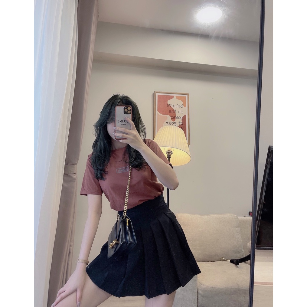 ÁO PHÔNG CHỮ CHANE NHỎ 4 MÀU