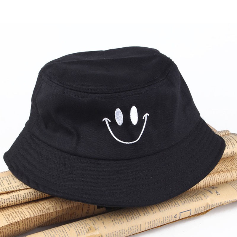 Nón Bucket - Nón Vành Tròn Thời Trang Hàn Quốc Smile
