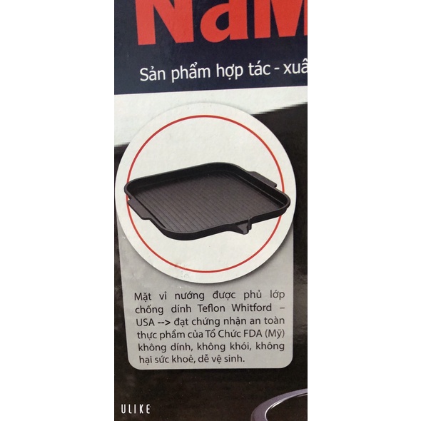 VỈ NƯỚNG CHỐNG DÍNH GP21F NAMILUX - HÀNG CHÍNH HÃNG 100%