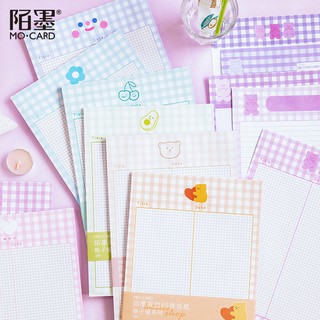 (NB011) Tập giấy viết bài MoCard phong cách cute x30 tờ