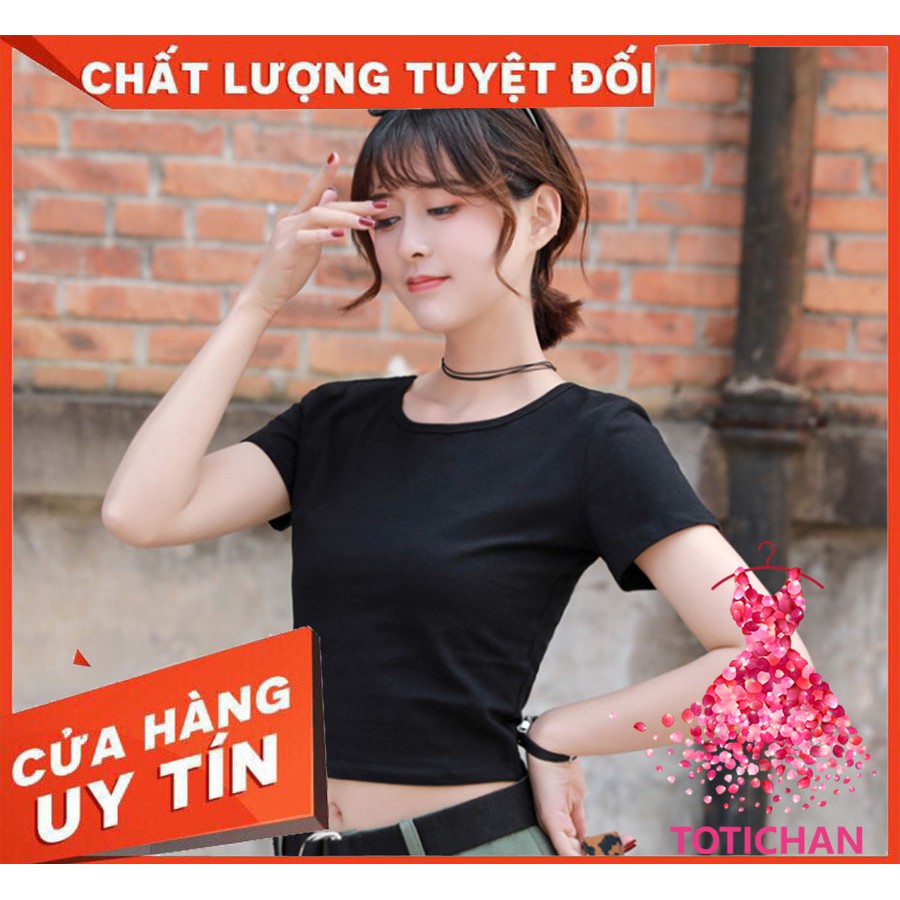 Áo Thun Cổ Tròn Phối Dây Đan Chéo Sau Lưng Cá Tính Cho Nữ ZIZI AK11