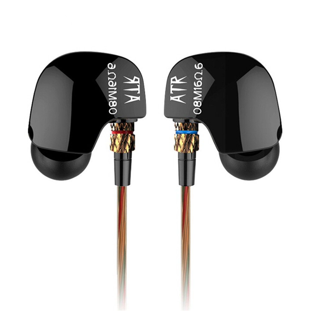 KZ ATR Copper Driver HiFi Sport Headphones In Ear Earphone For Running Stereo With Microphone Headset Game Music Earbuds