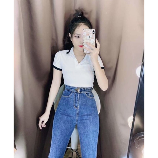 QUẦN JEANS ÔM CẠP SIÊU CAO co giãn tốt- hình shop chụp thật | BigBuy360 - bigbuy360.vn