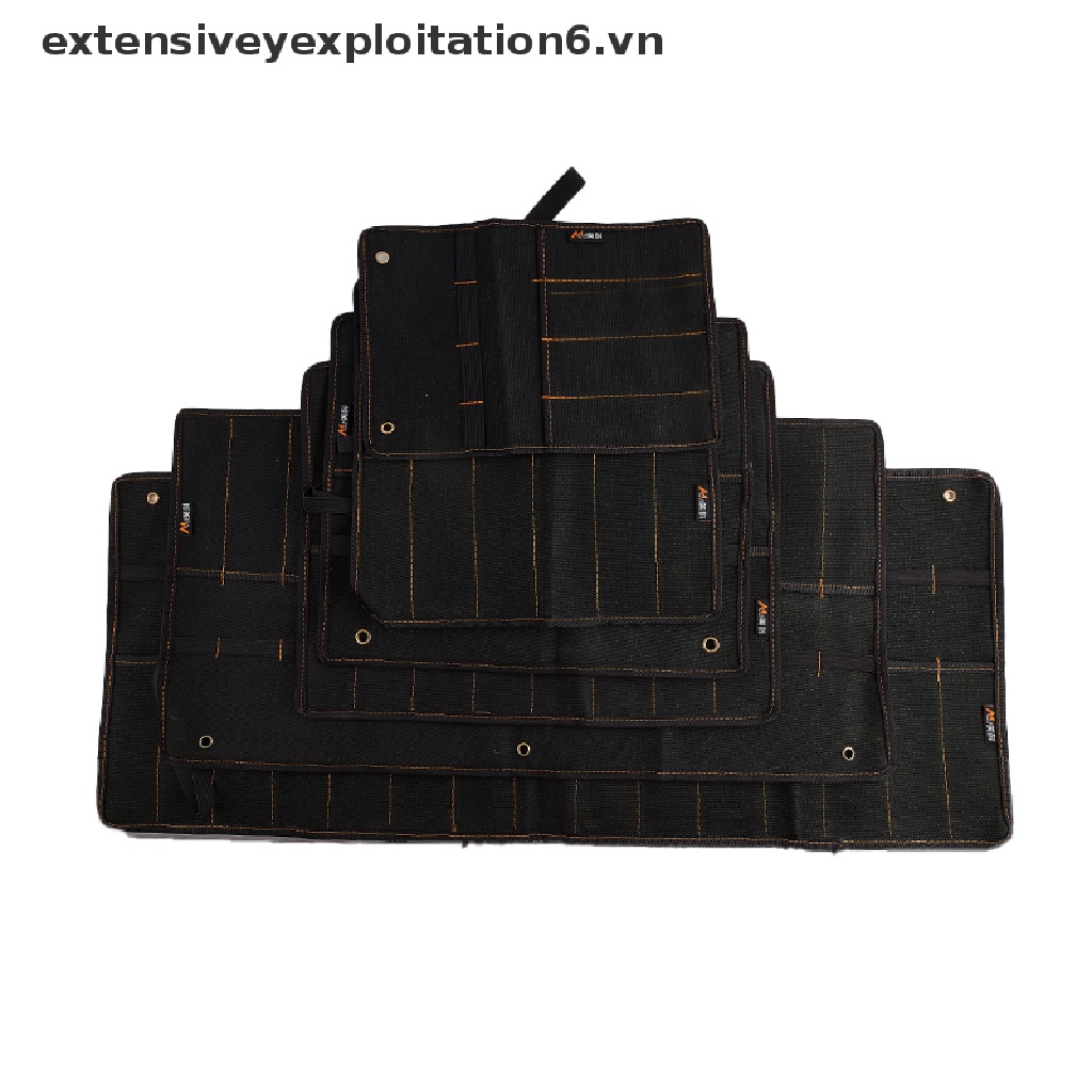 Túi cuộn đựng cờ lê / dụng cụ sắp xếp gọn gàng bằng vải canvas E6VN