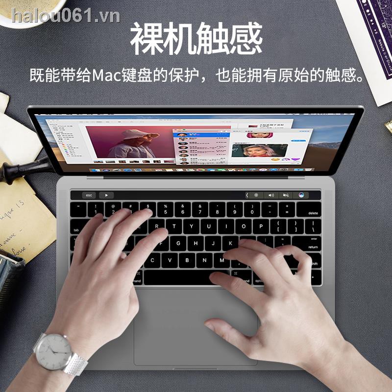 Sticker dán bàn phím bằng silicon trong suốt siêu mỏng chống bụi cho Apple MacBook Pro M1 16 inch 13.3 12 11 15.4