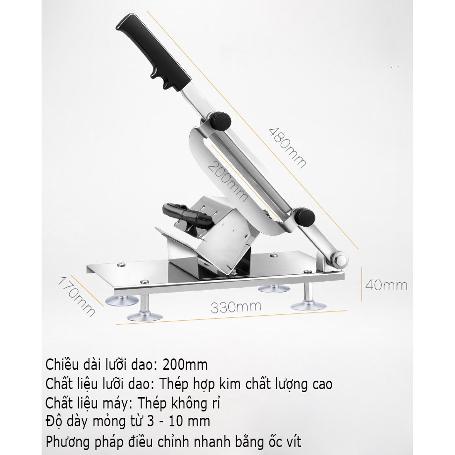 Dao thái thịt không cần dã đông đa năng, Máy cắt thịt,chặt xương