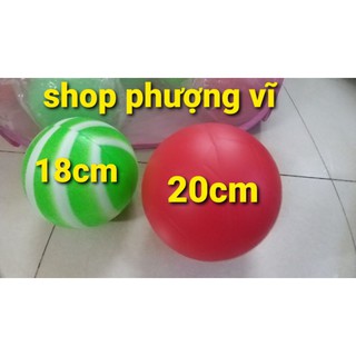 bóng đá nhựa, hàng Việt Nam cao cấp 18cm