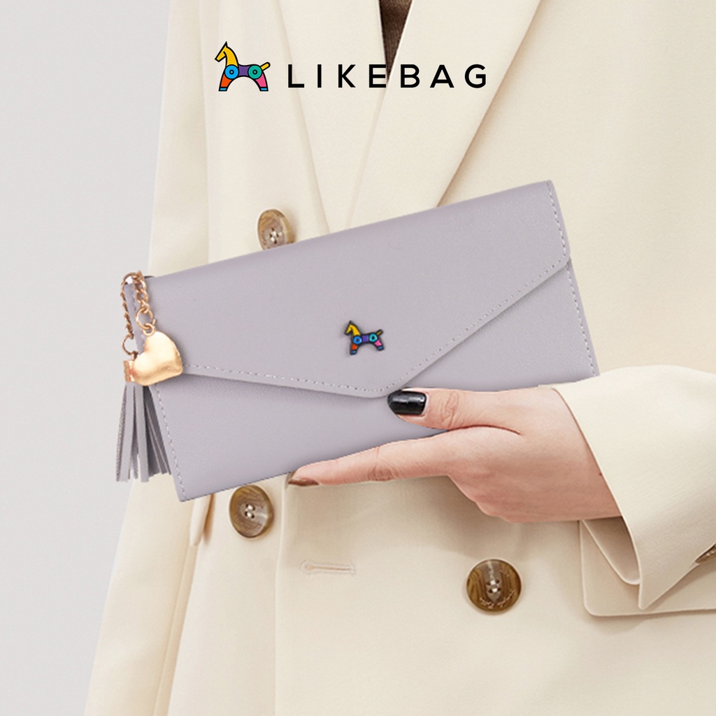 Ví nữ cầm tay dáng dài LIKEBAG form đẹp da Pu cao cấp kiểu dáng thời trang 280993C - LIBAGI