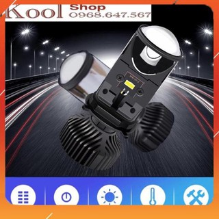 Đèn pha bi cầu mini l6k ánh sáng trắng cắt xenon