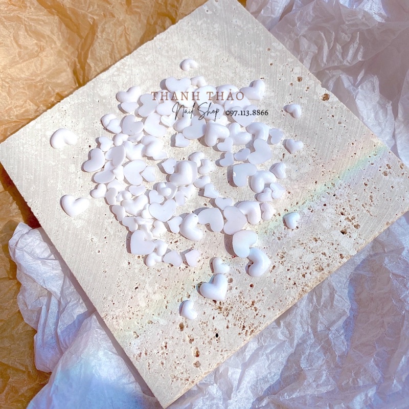 Set charm nơ thỏ tim