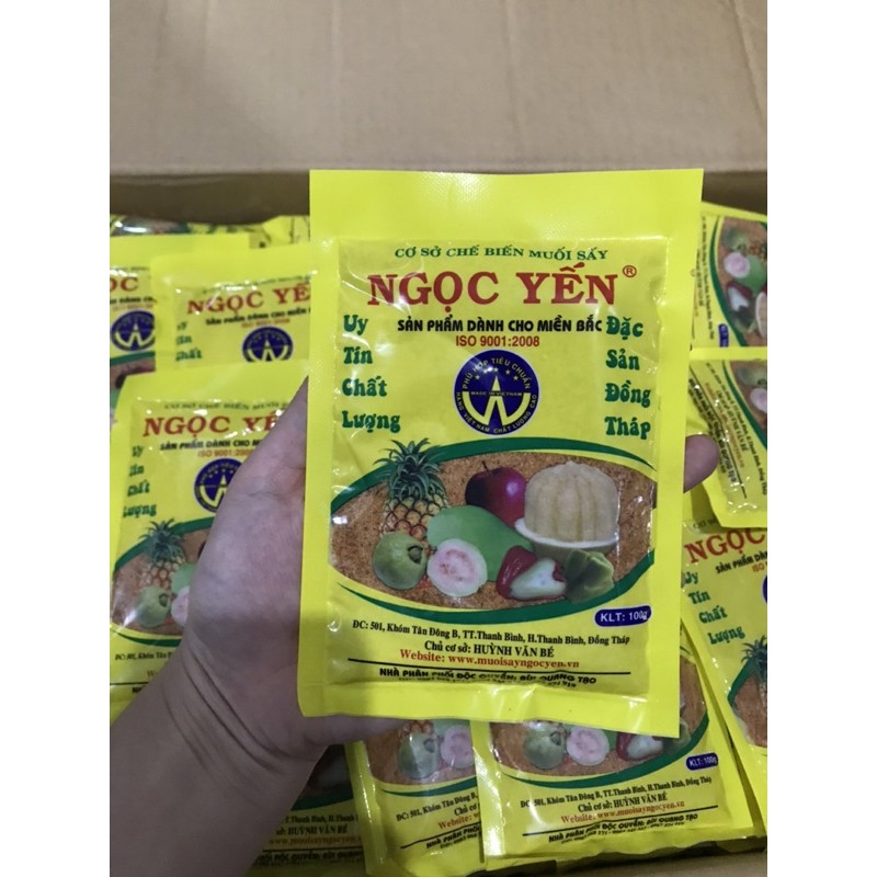 Gói Muối Sấy Chấm Hoa Quả Ngọc Yến 100g | BigBuy360 - bigbuy360.vn