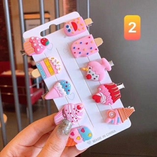 Set 10 Cặp Tóc Cute Cho bé
