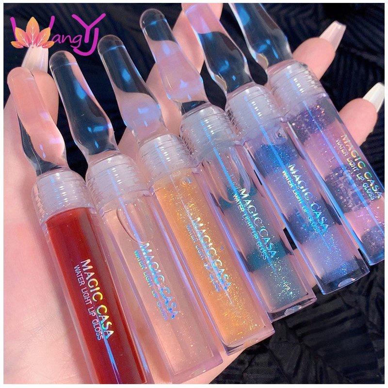 Bộ 3 Son Bóng Trong Suốt Dưỡng Ẩm 3 Màu Khác Nhau / Thú Cưng / Dưỡng Ẩm / Kính JP5