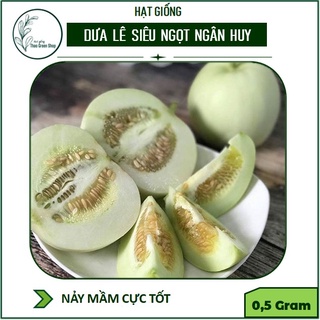Hạt Giống Dưa Lê Siêu Ngọt Vỏ Trắng Ngân Huy F1