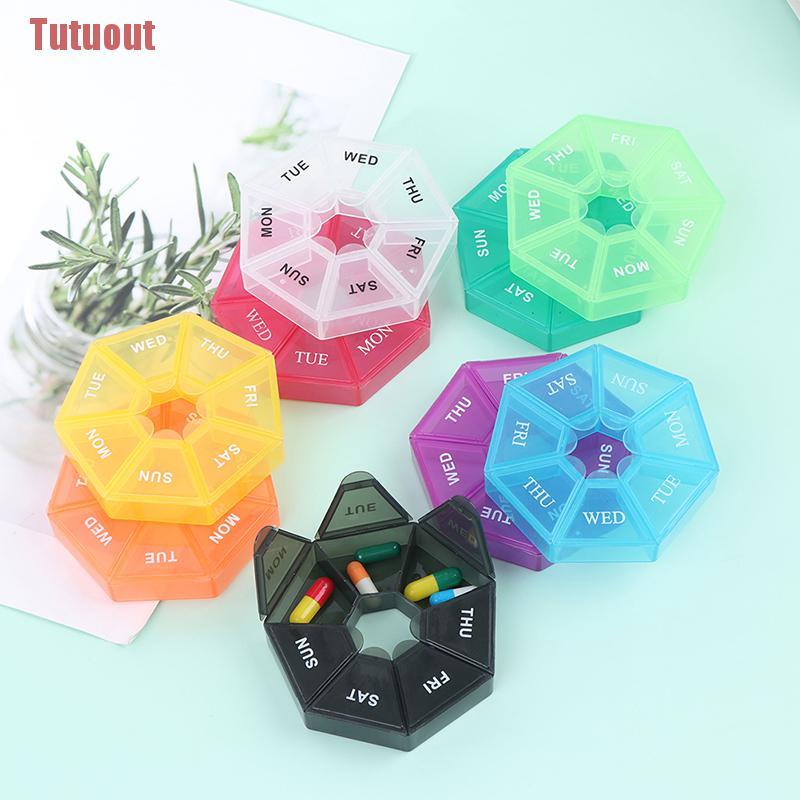 Hộp nhựa đựng thuốc 7 ngày tiện dụng