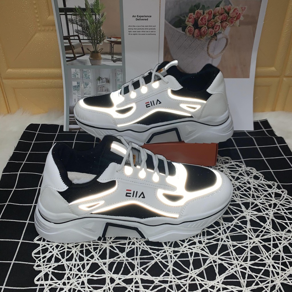 [Mã FAGREEN245 giảm tới 30K đơn 99K] Giày nam tăng chiều cao 5cm Phản Quang EIILAA cực chất - giày thể thao nam | BigBuy360 - bigbuy360.vn