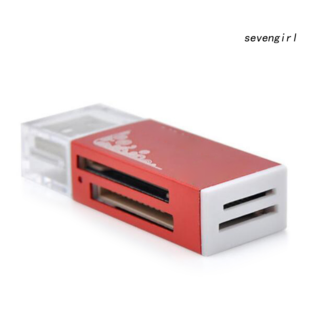 Đầu Đọc Thẻ Nhớ Usb 2.0 Cho Ms Pro Duo Sdhc Tf / M2 / Mmc All In 1 Micro Sd