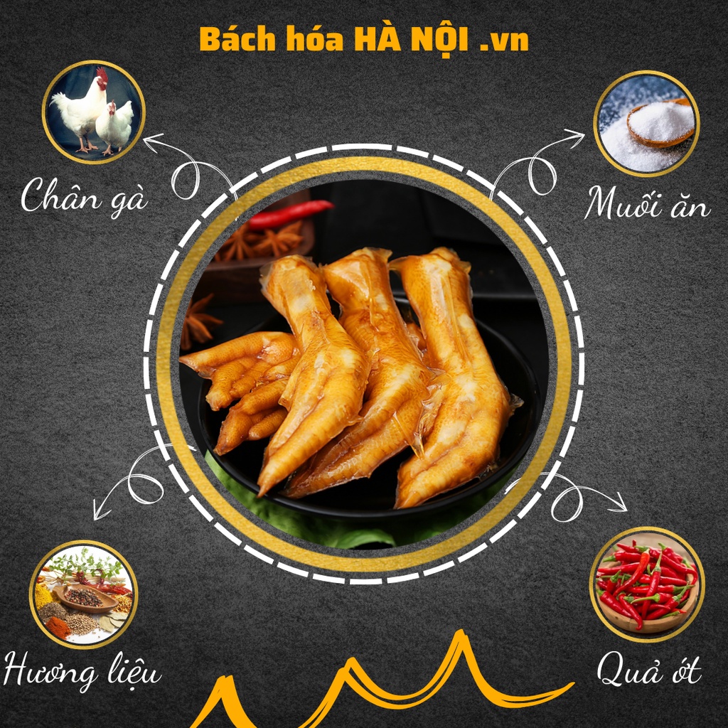 Chân Gà Cay Tứ Xuyên Ăn Liền 32g - Ăn Vặt Ngon - Bách hóa HÀ NỘI