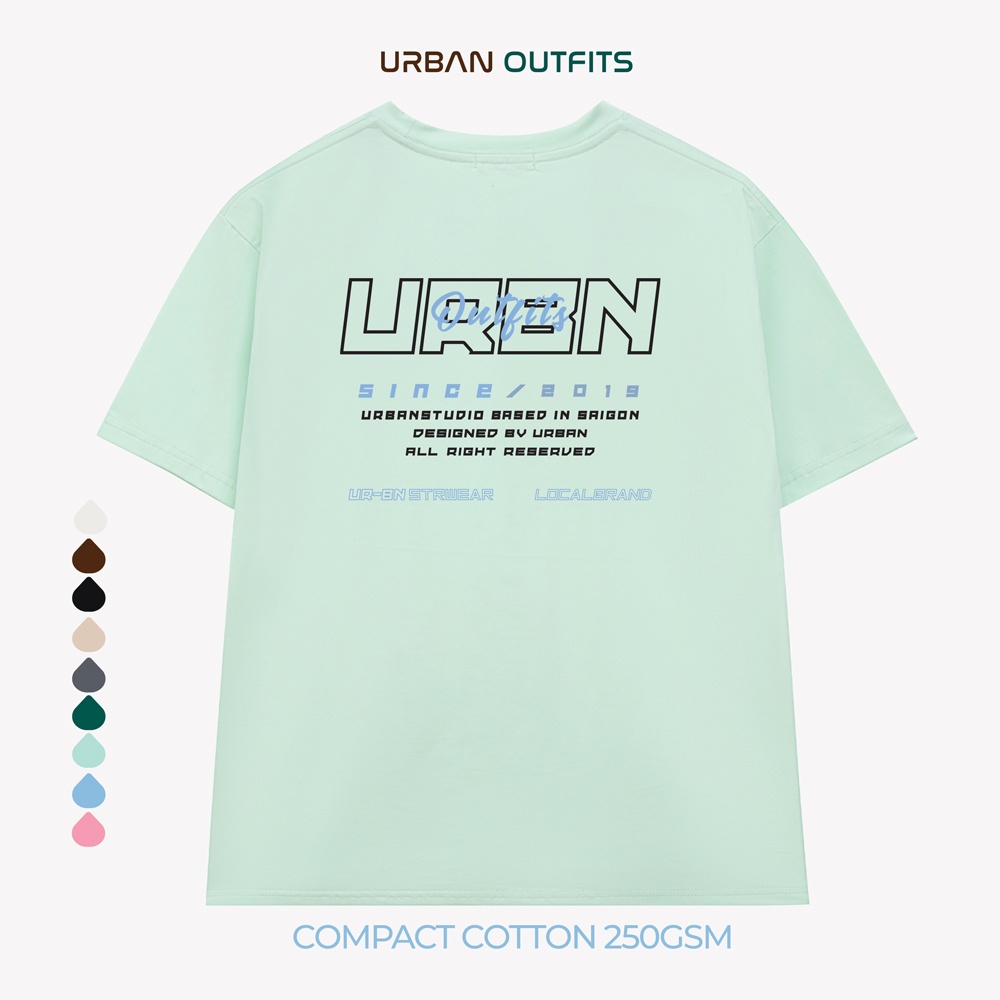 Áo Thun Tay Lỡ Form Rộng URBAN OUTFITS ATO173 Local Brand In Chữ ver 2.0 Chất Vải 95% Compact Cotton 250GSM Dầy