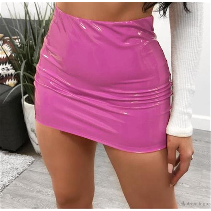 Chân váy da bó sát quyến rũ cho nữ