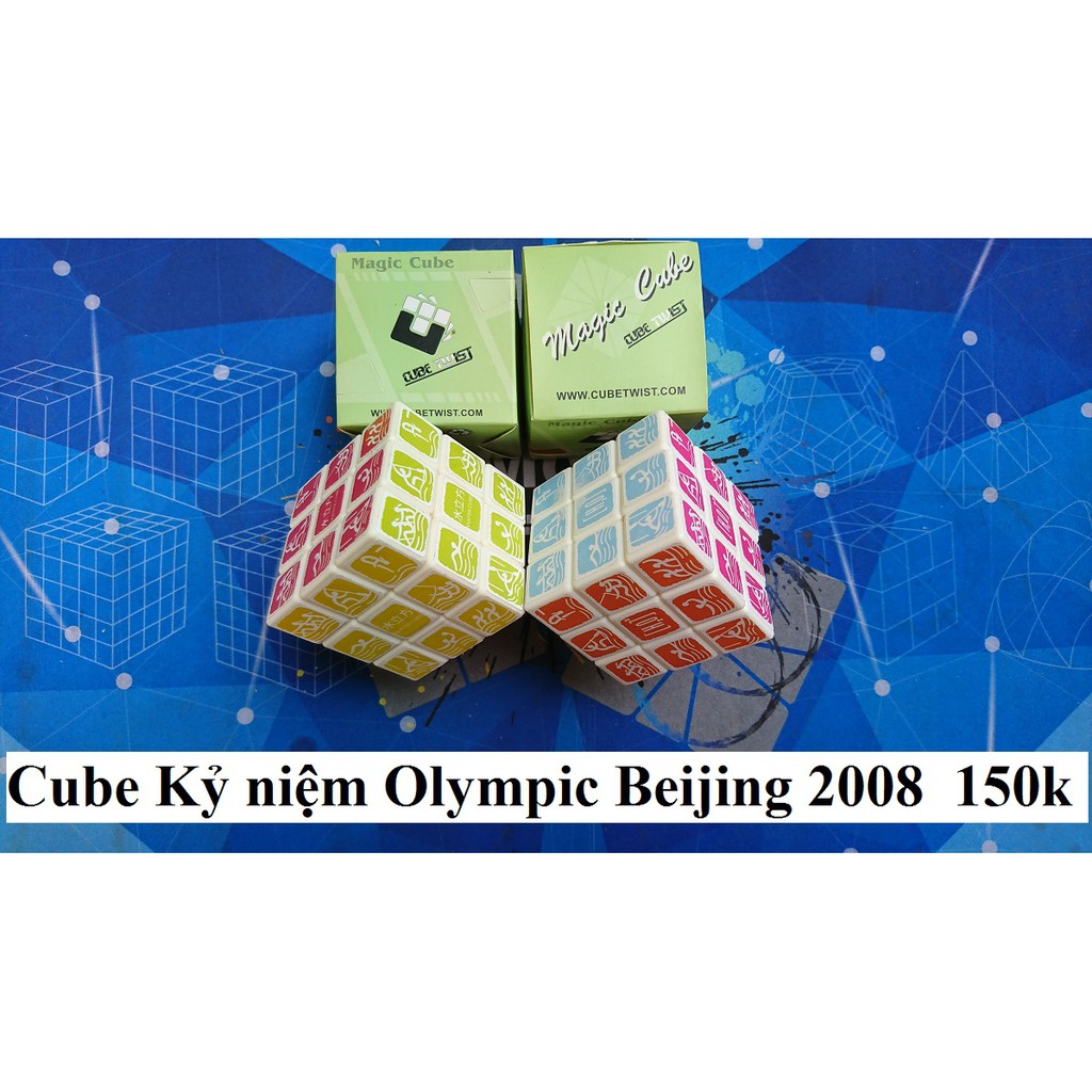 Rubik 3x3x3. Cube Kỷ Niệm Olympic Beijing 2008