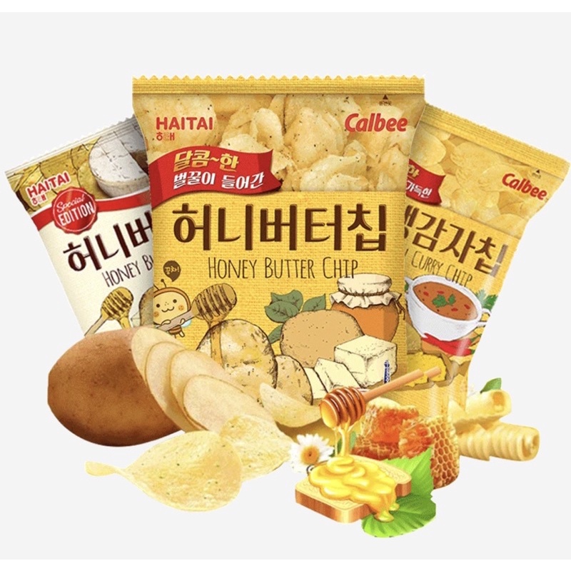 SNACK KHOAI TÂY HONEY BUTTER CHIPS HÀN QUỐC 🐝🍯 | BigBuy360 - bigbuy360.vn