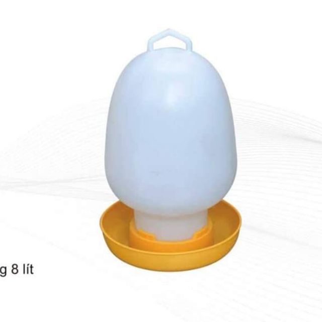 Gà vịt máng ăn và  uống